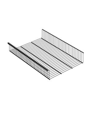 Полка-корзина GSb 60х40 графит